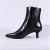 Wonders Flexfit High Heel Ankle Boot - Black Leather